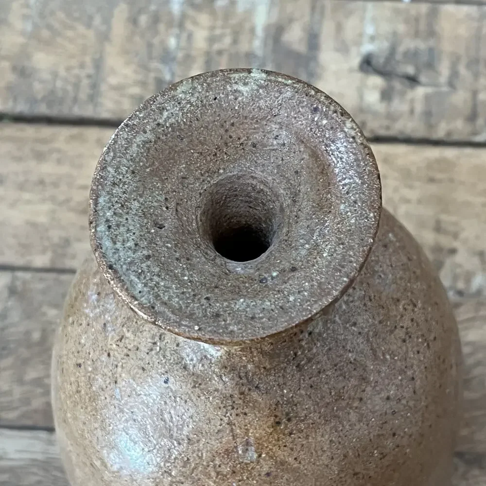 Studio Pottery Stoneware Vase 6.75